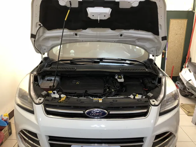 KUGA MK2 負極接地線 施工實績 2／9